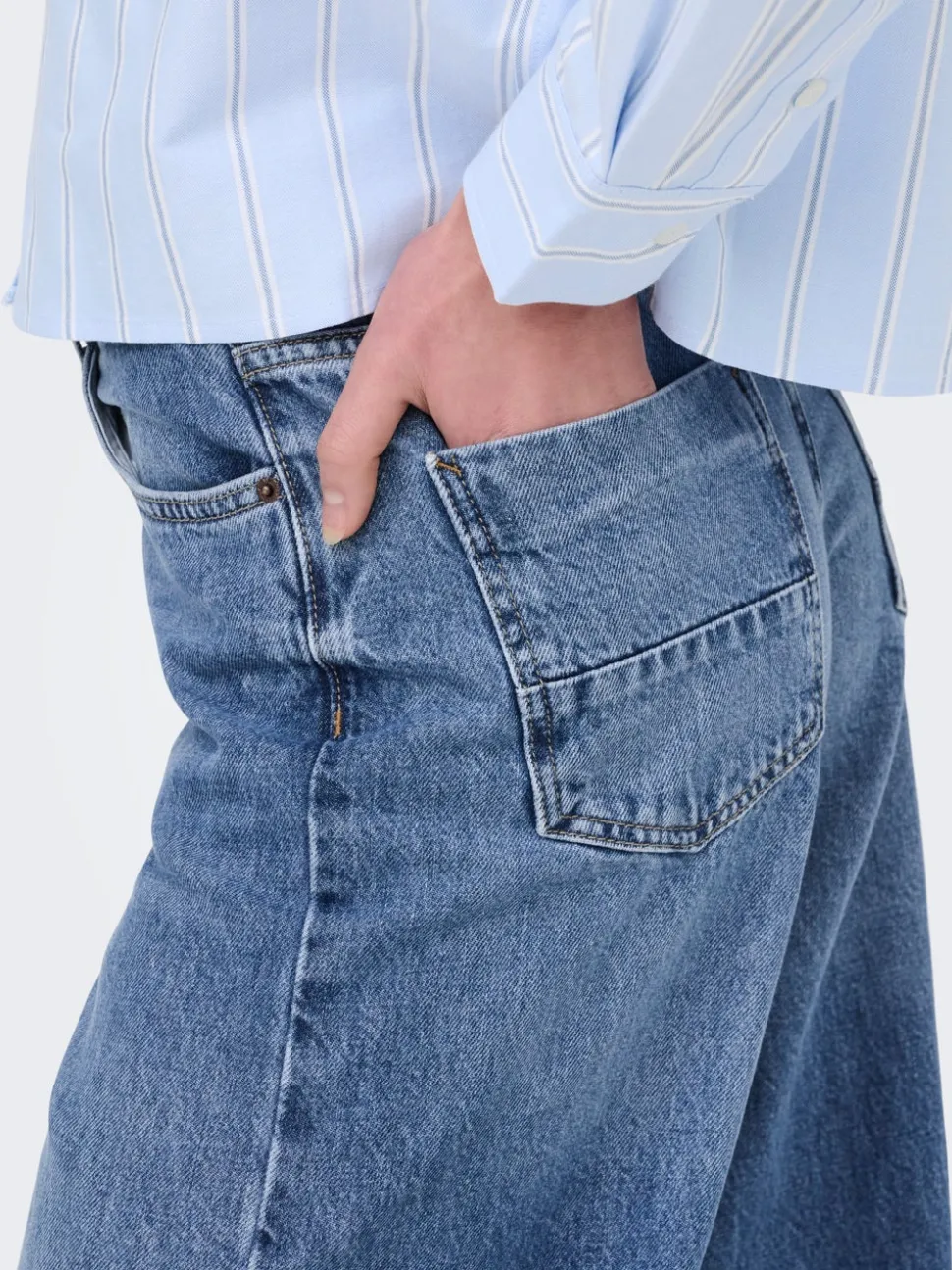 ONLHOPE Vita alta Wide Leg Fit Jeans