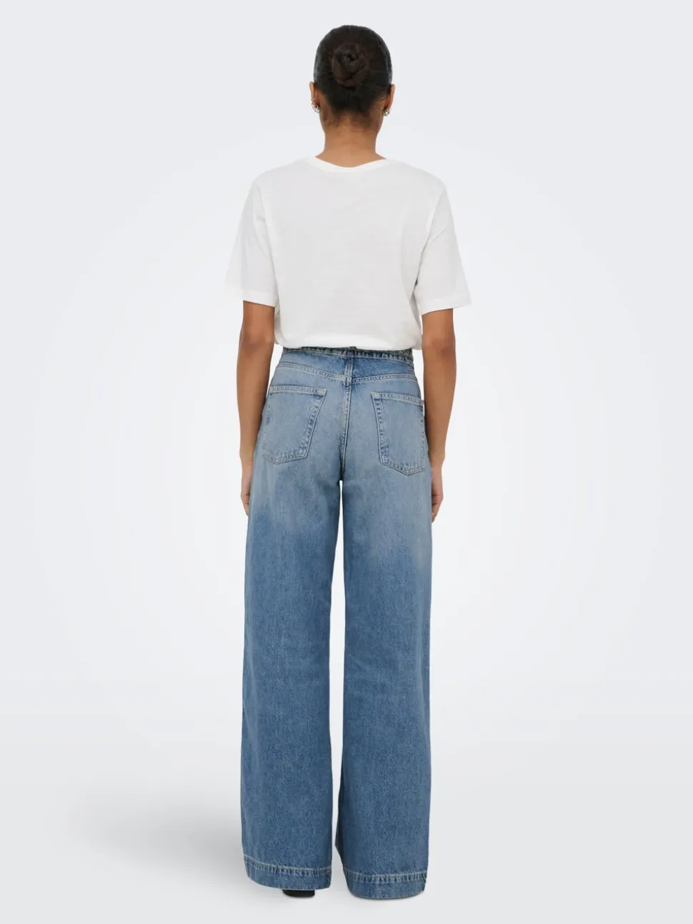 ONLHOPE Vita alta Wide Leg Fit Jeans