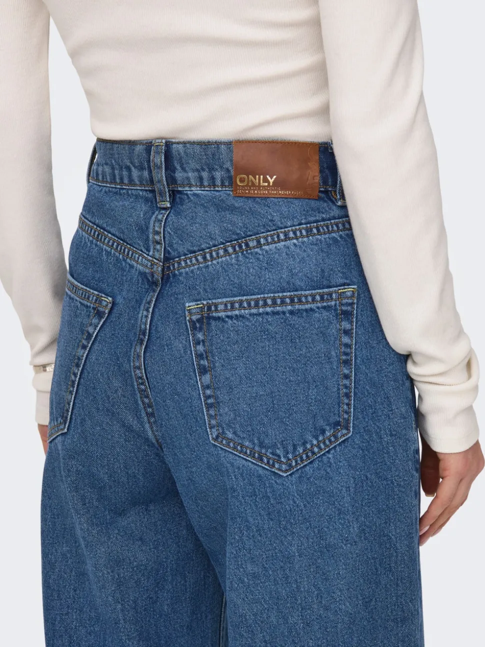 ONLHOPE Vita alta Wide Leg Fit Jeans