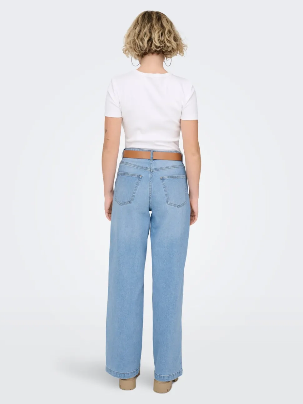 ONLHOPE Vita alta Wide Leg Fit Jeans