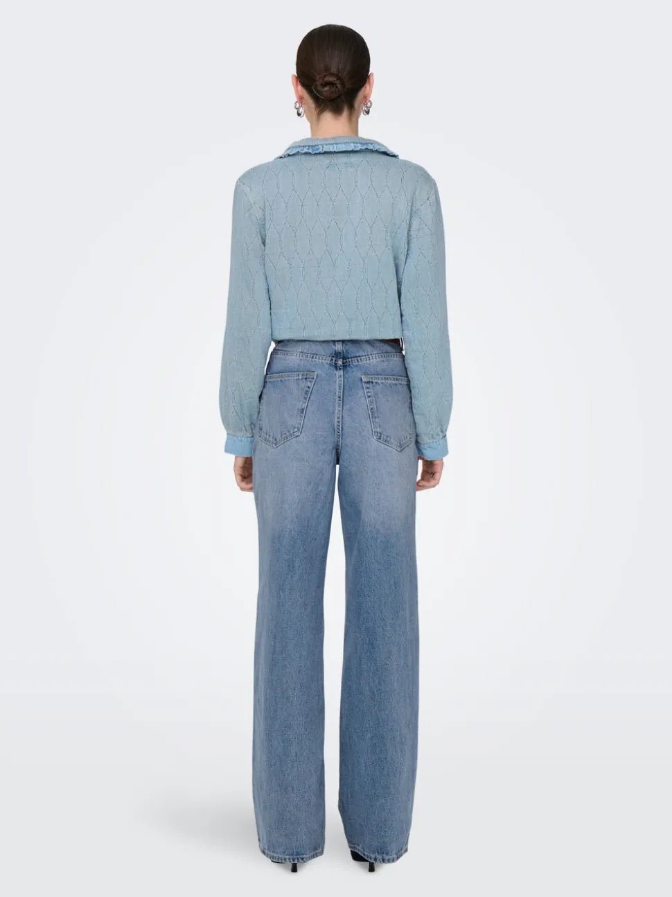 ONLHOPE Vita alta Wide Leg Fit Jeans