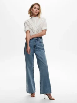 ONLHOPE Vita alta Wide Leg Fit Jeans