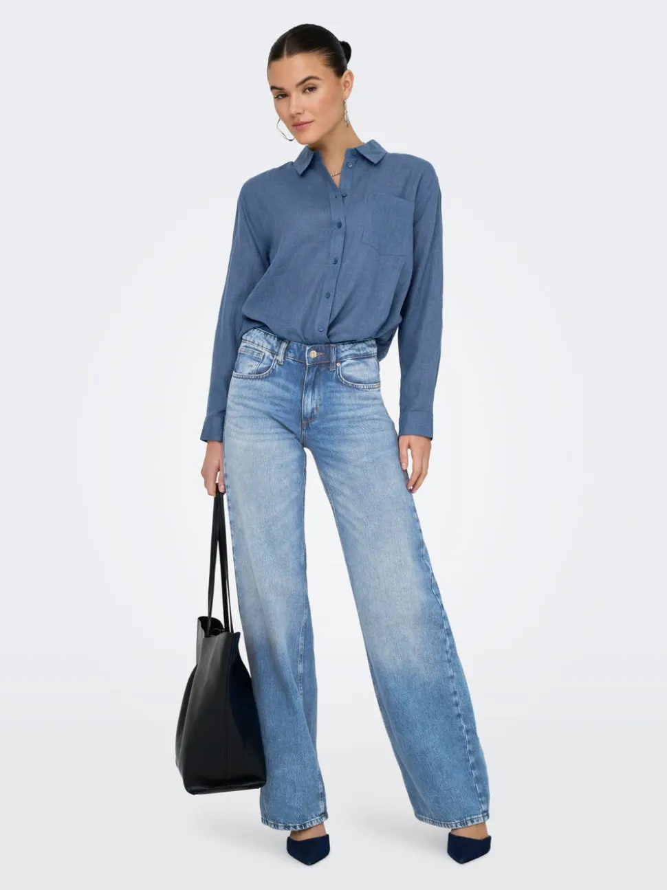 ONLHOPE Vita bassa Wide Leg Fit Jeans