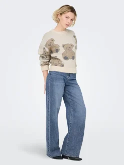 ONLHOPE Vita media Wide Leg Fit Jeans