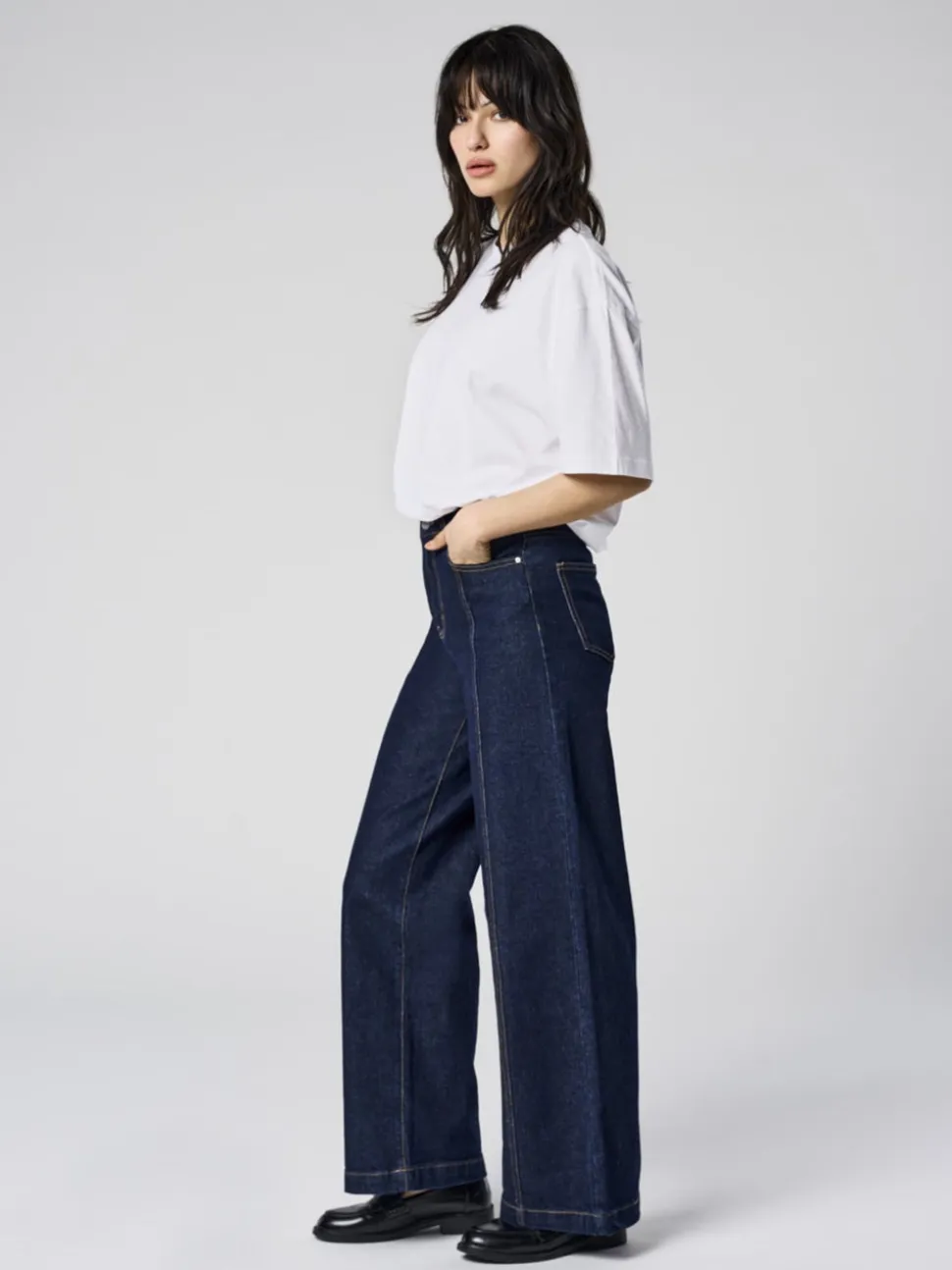 ONLHOPE Vita molto alta Wide Leg Fit Jeans
