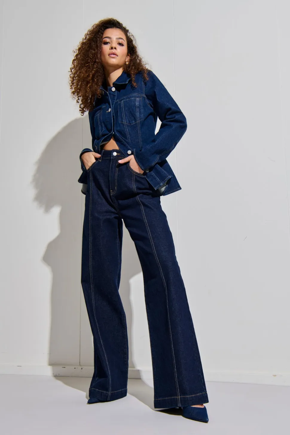 ONLHOPE Vita molto alta Wide Leg Fit Jeans