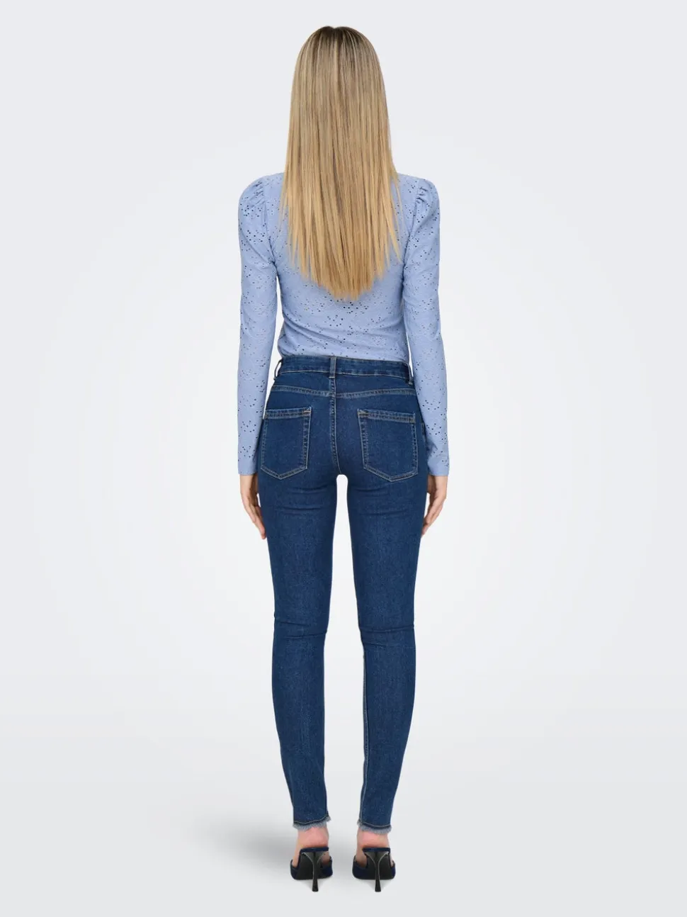 ONLHUSH Vita media Skinny Fit Lunghezza alla caviglia Jeans