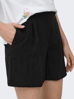 ONLITA Vita alta Regular Fit Lino Bermuda