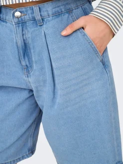 ONLIVY Wide Leg Fit Bermuda in jeans