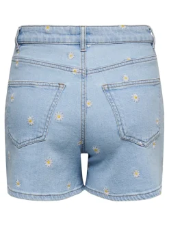 ONLJOSEPHINE Vita alta Loose Fit Bermuda in jeans