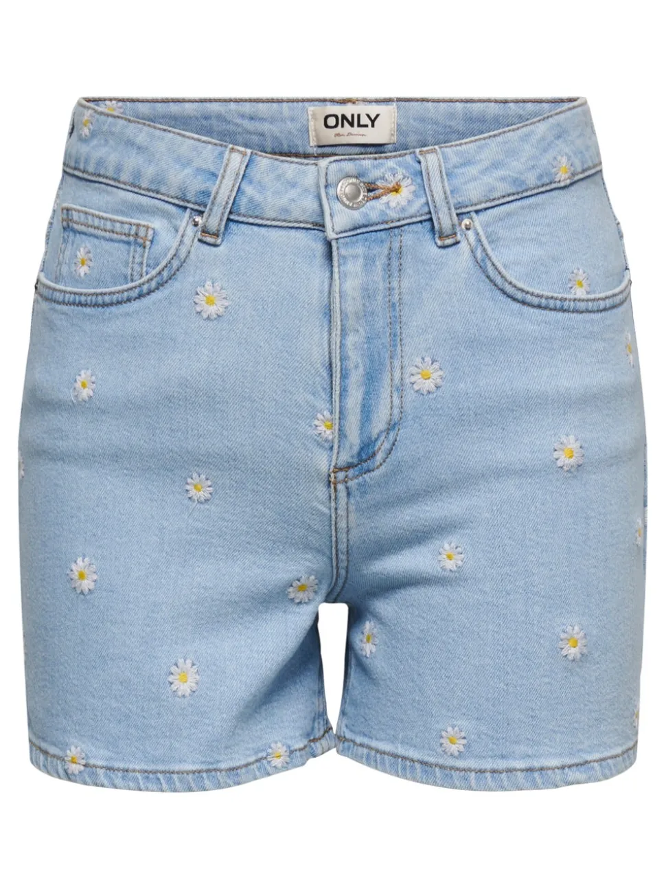 ONLJOSEPHINE Vita alta Loose Fit Bermuda in jeans
