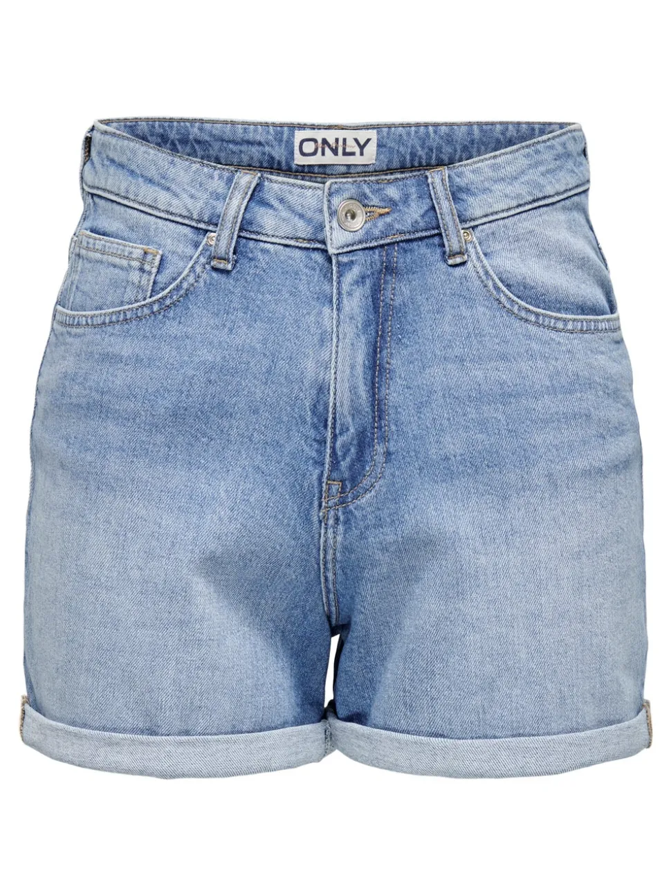ONLJOSEPHINE Vita alta Regular Fit Bermuda in jeans