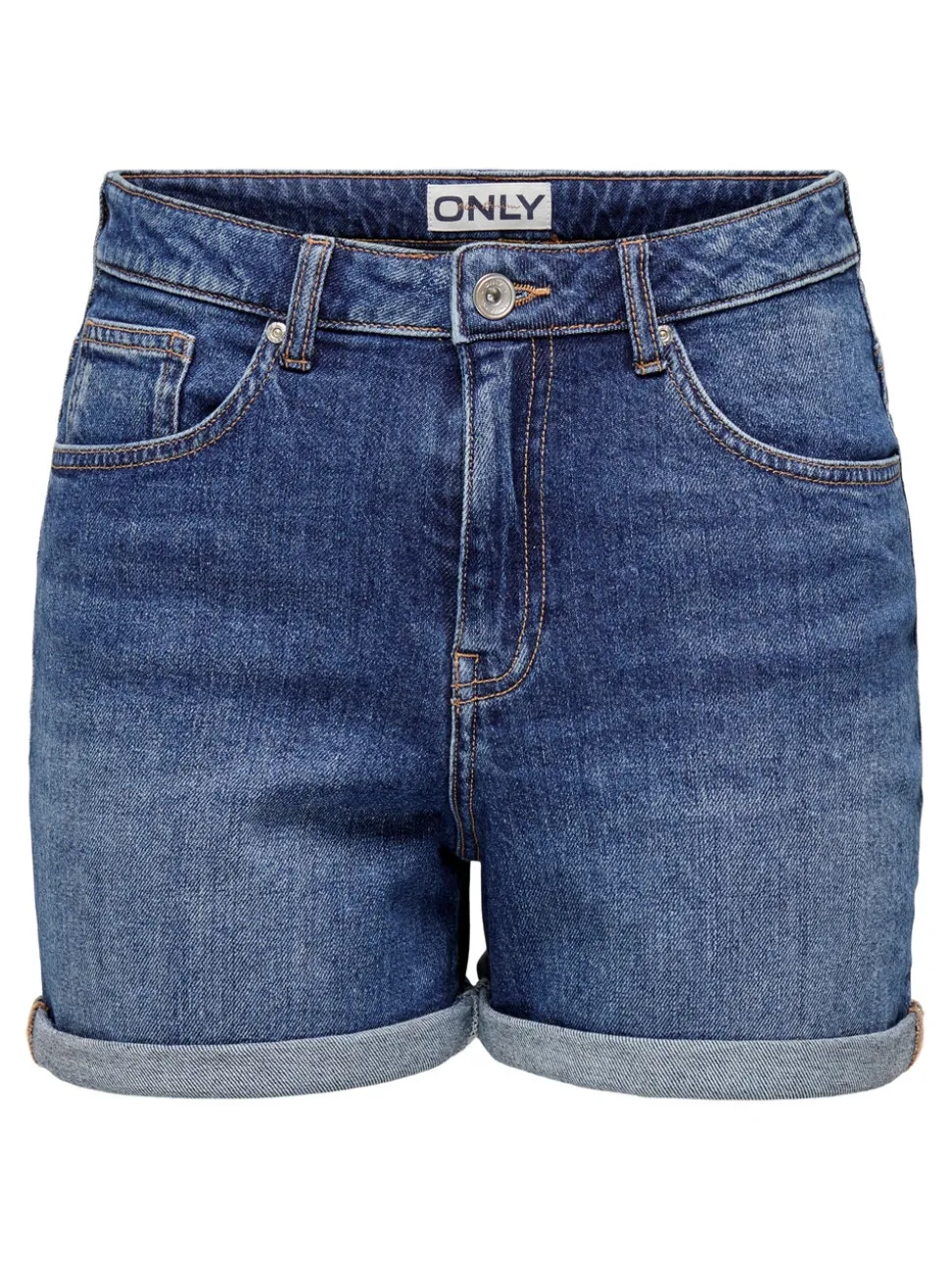 ONLJOSEPHINE Vita alta Regular Fit Bermuda in jeans
