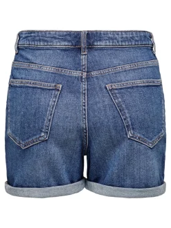 ONLJOSEPHINE Vita alta Regular Fit Bermuda in jeans