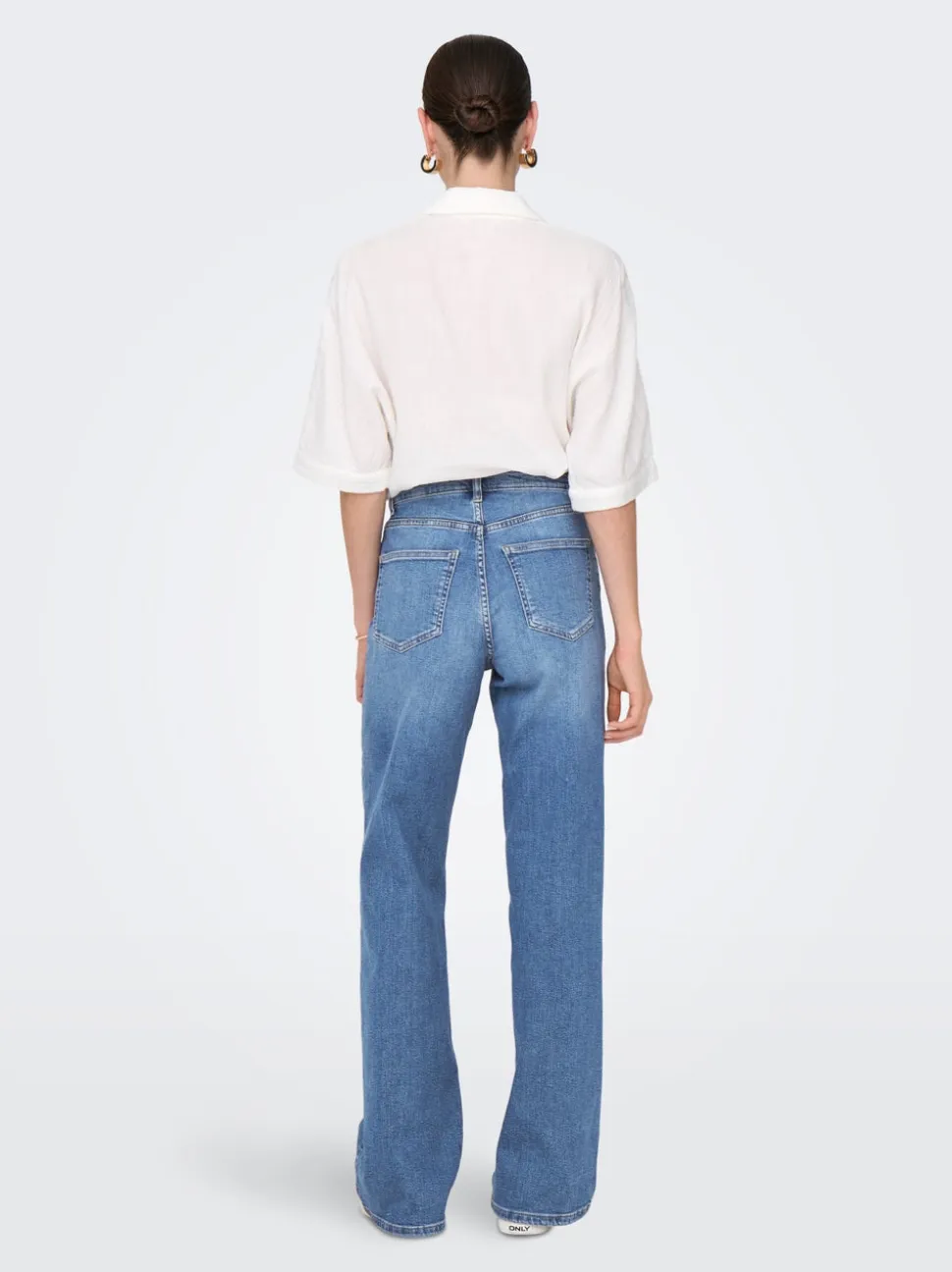 ONLJUDITH Vita alta Wide Leg Fit Jeans