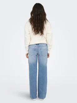ONLJUDY-O Vita bassa Straight Fit Jeans