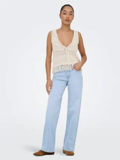 ONLJUDY-O Vita bassa Straight Fit Jeans