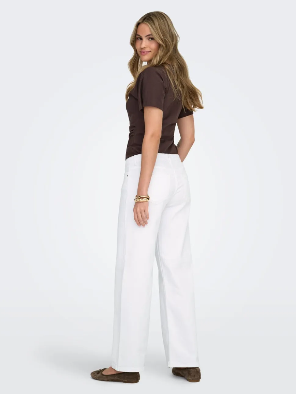 ONLJUDY-O Vita bassa Wide Leg Fit Jeans