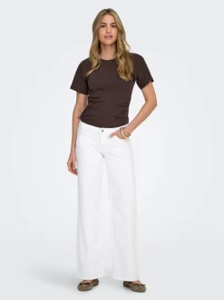 ONLJUDY-O Vita bassa Wide Leg Fit Jeans