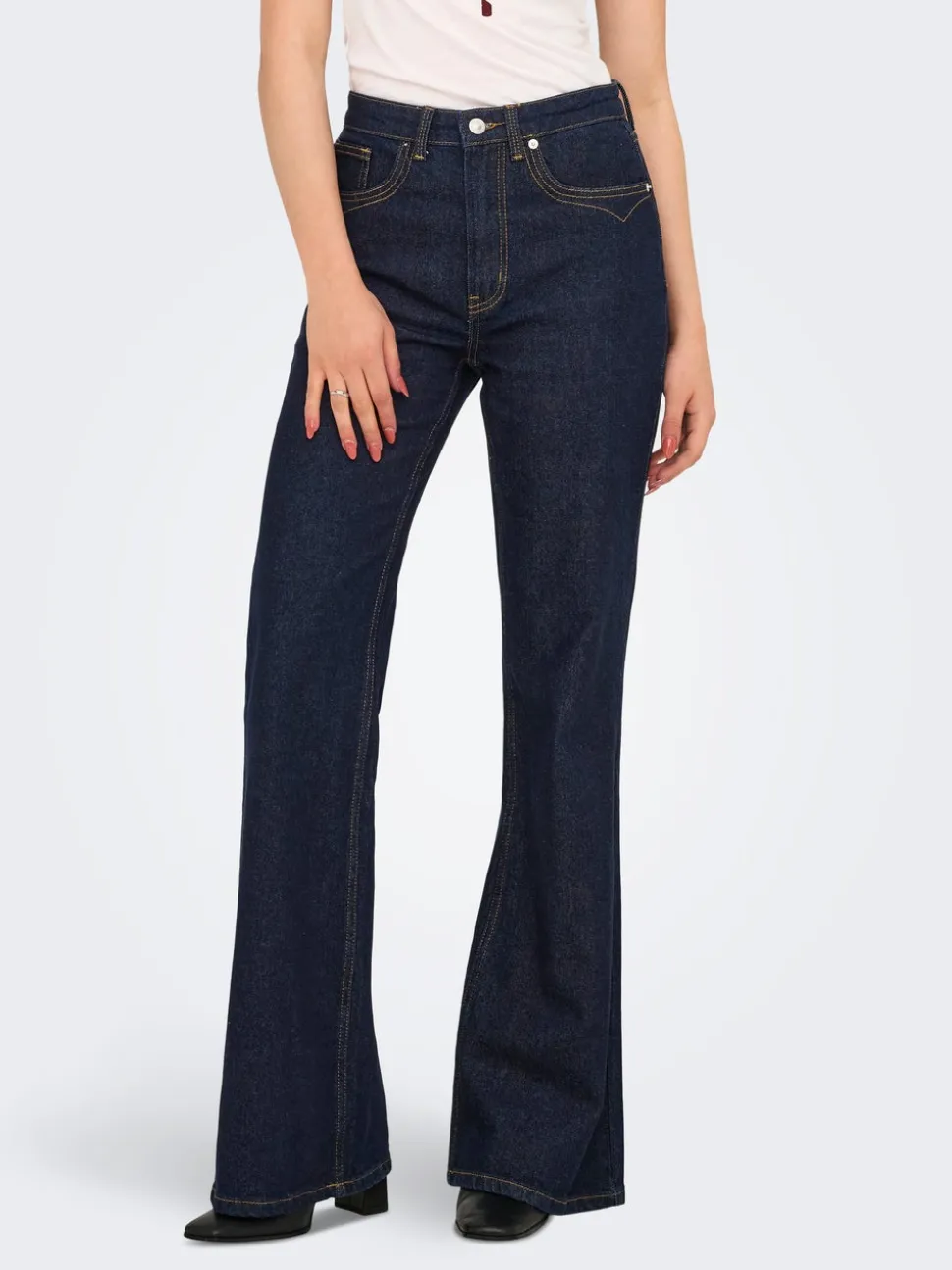 ONLJUICY Vita alta Flared Fit Jeans
