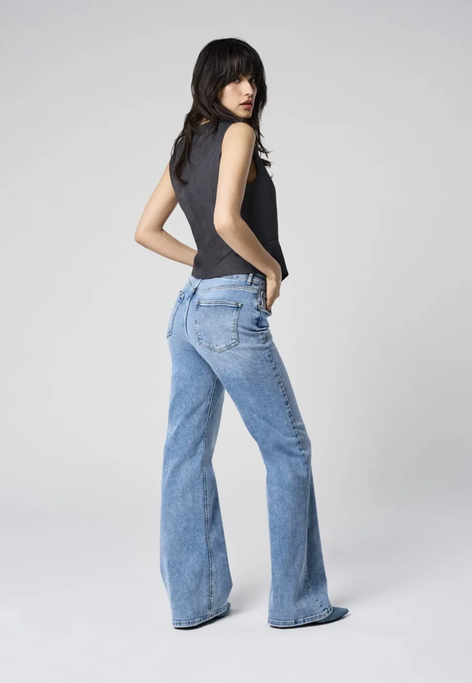 ONLJUICY Vita alta Flared Fit Jeans
