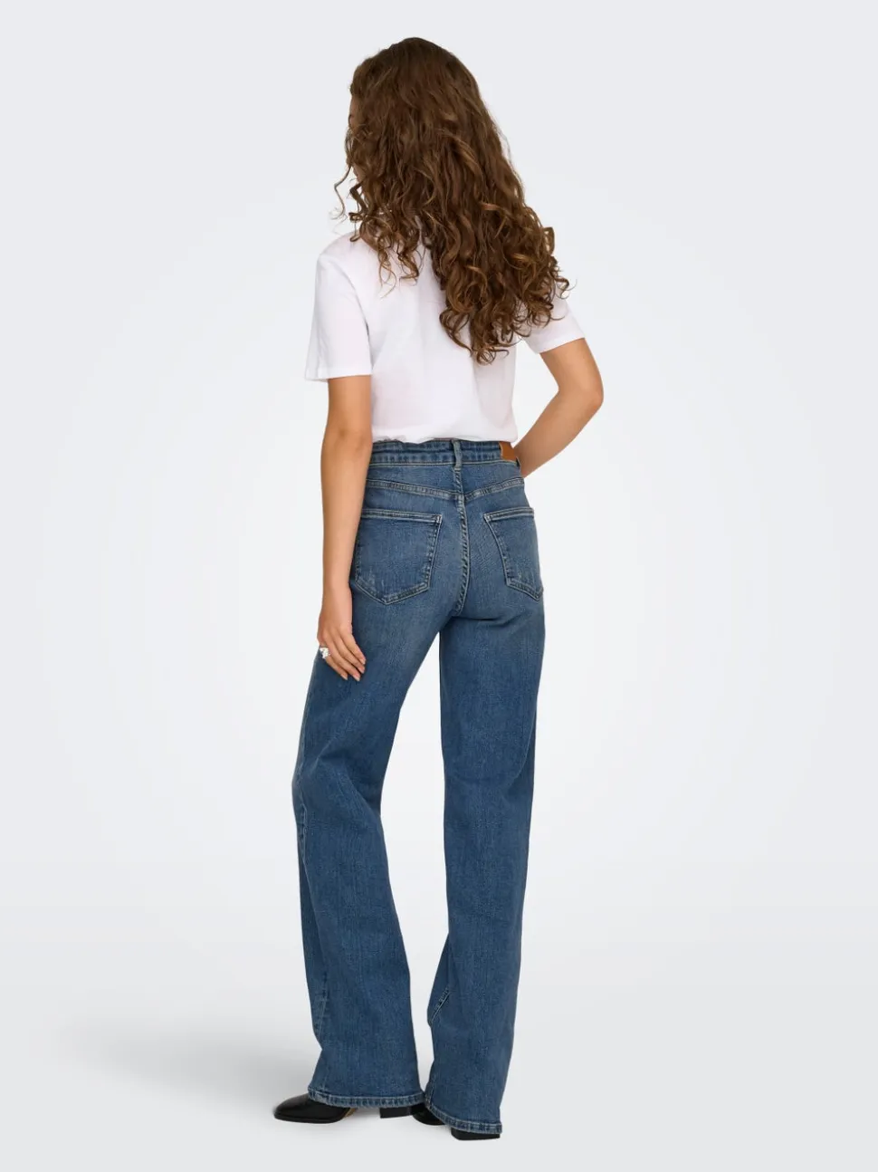 ONLJUICY Vita alta Wide Leg Fit Jeans