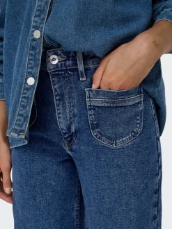 ONLJUICY Vita alta Wide Leg Fit Jeans