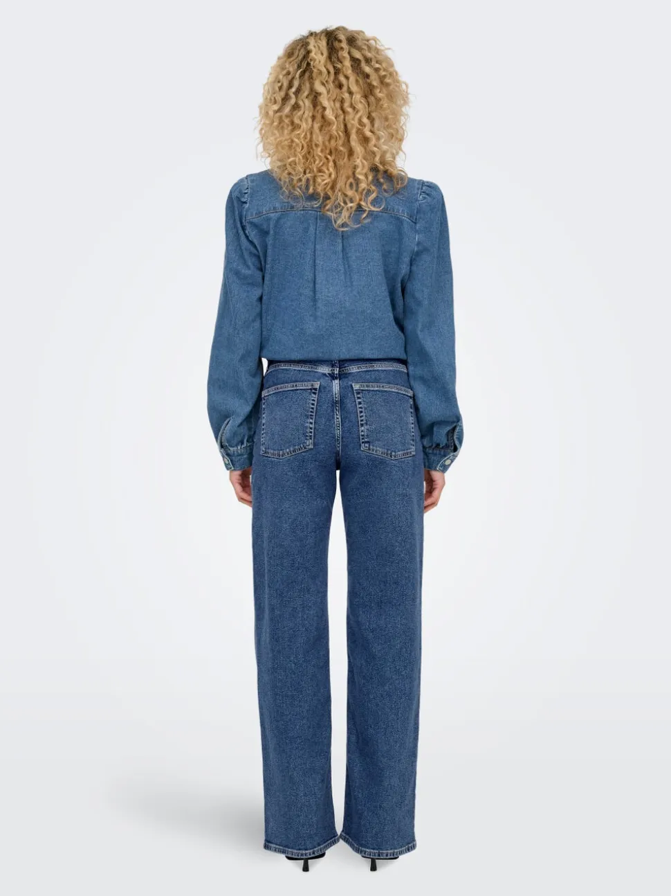 ONLJUICY Vita alta Wide Leg Fit Jeans