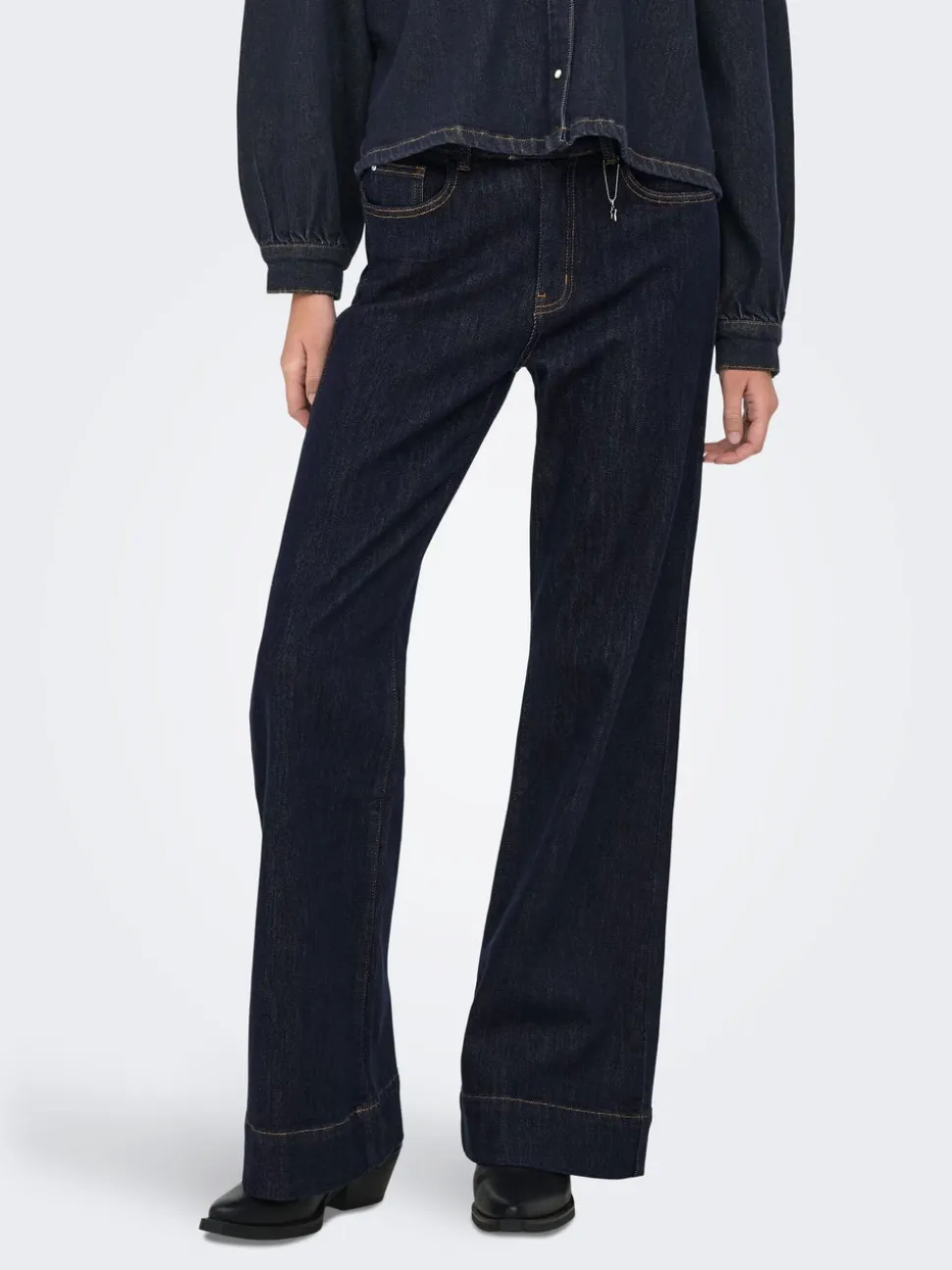 ONLJUICY Vita alta Wide Leg Fit Jeans