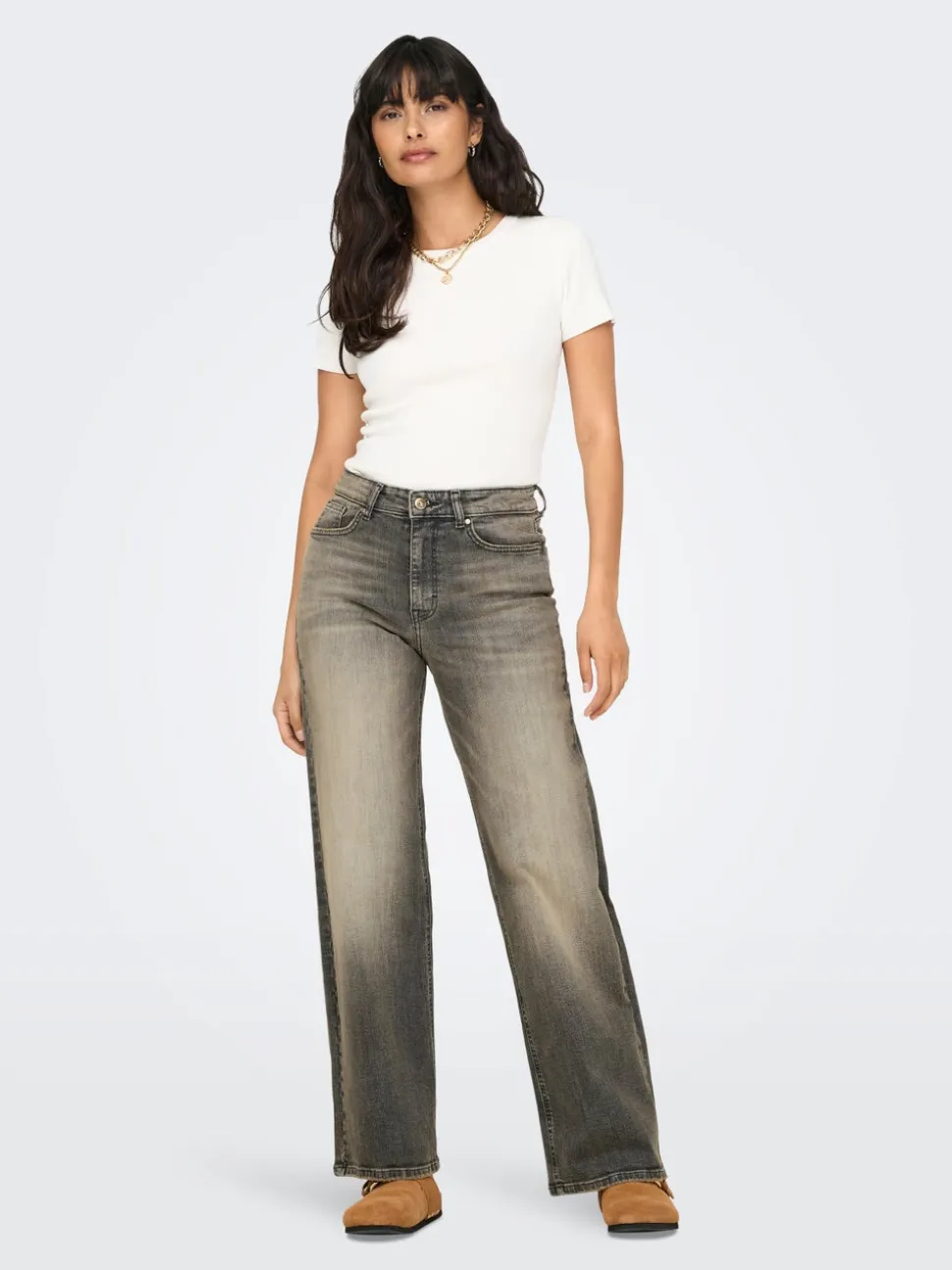 ONLJUICY Vita alta Wide Leg Fit Jeans