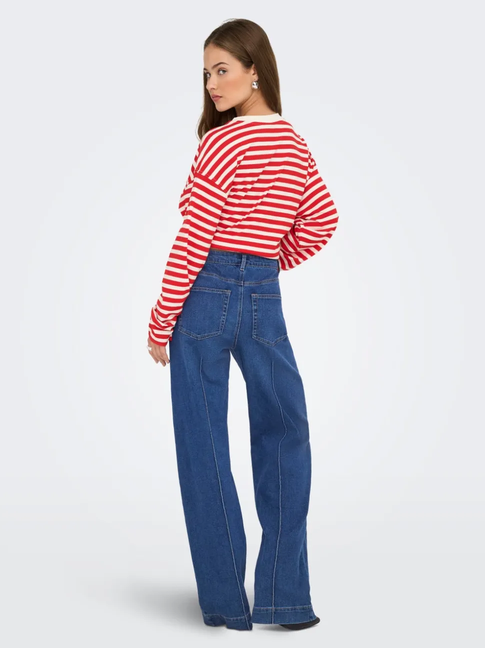 ONLJUICY Vita alta Wide Leg Fit Jeans
