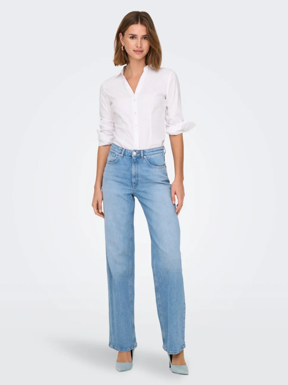 ONLJUICY Vita alta Wide Leg Fit Jeans
