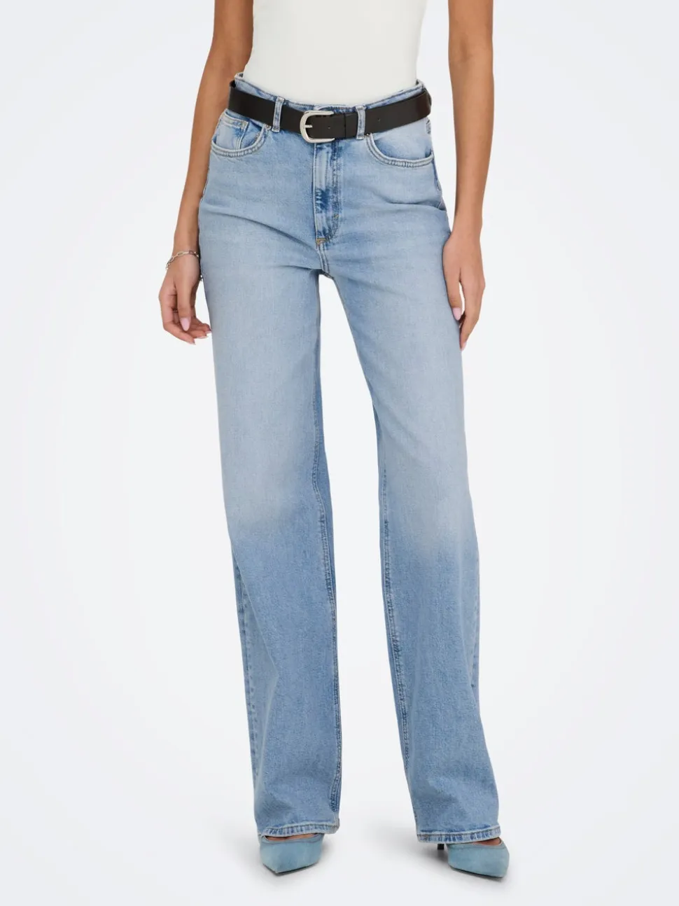 ONLJUICY Vita alta Wide Leg Fit Jeans