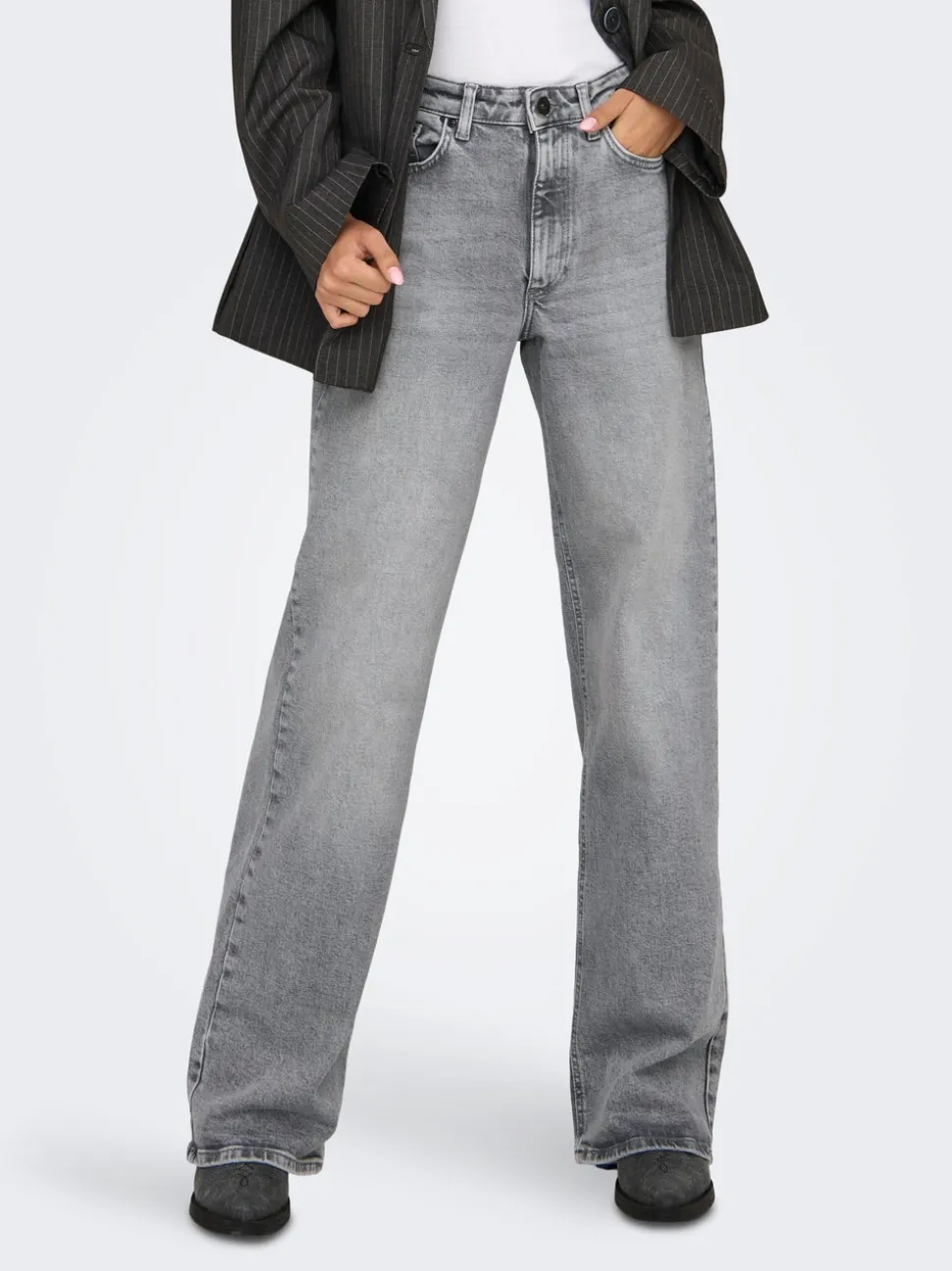 ONLJUICY Vita alta Wide Leg Fit Jeans