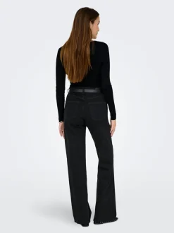 ONLJUICY Vita alta Wide Leg Fit Jeans