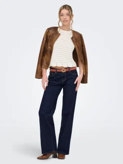 ONLJUICY Vita bassa Straight Fit Jeans