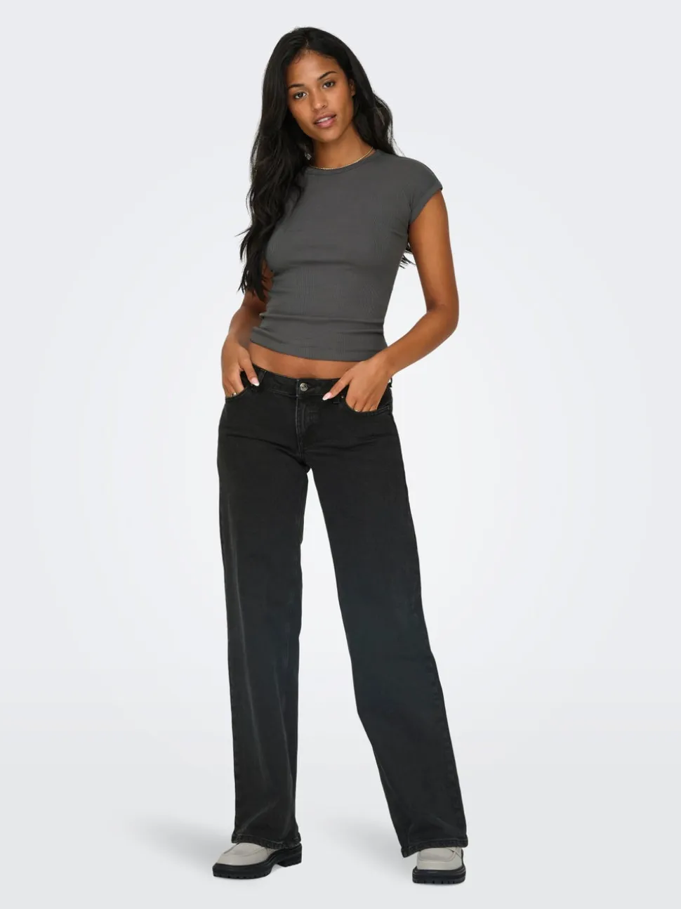 ONLJUICY Vita bassa Wide Leg Fit Jeans