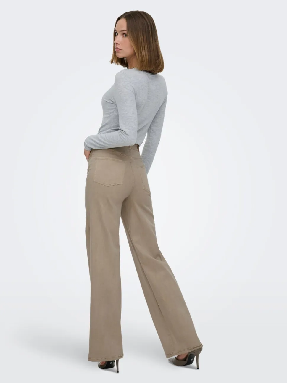 ONLJUICY-MISSOURI Wide Leg Fit Pantaloni a gamba larga