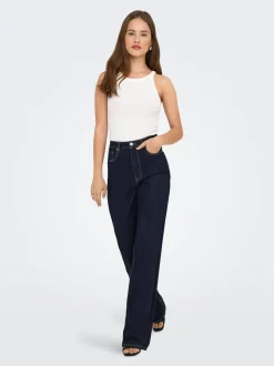 ONLJUICY-WAUW Vita alta Wide Leg Fit Jeans