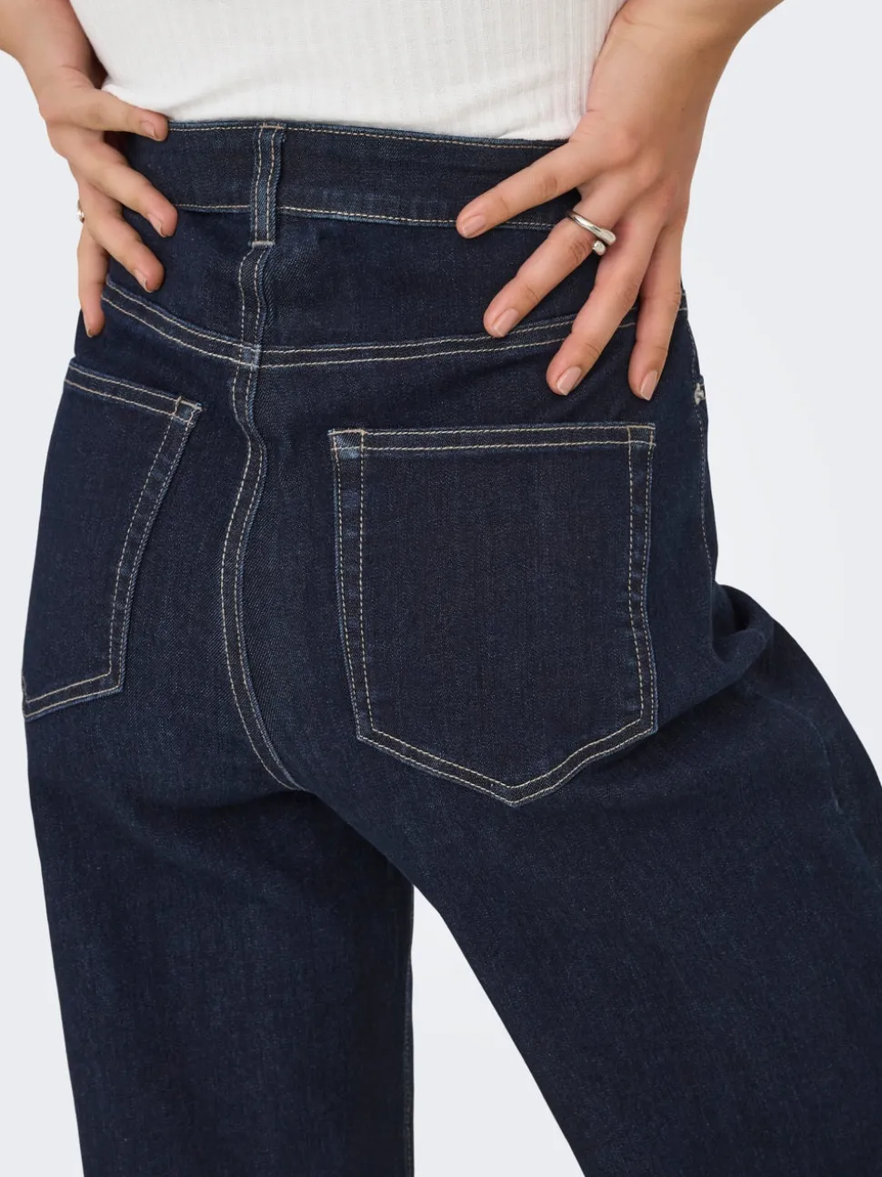ONLJUICY-WAUW Vita alta Wide Leg Fit Jeans
