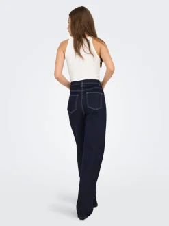 ONLJUICY-WAUW Vita alta Wide Leg Fit Jeans