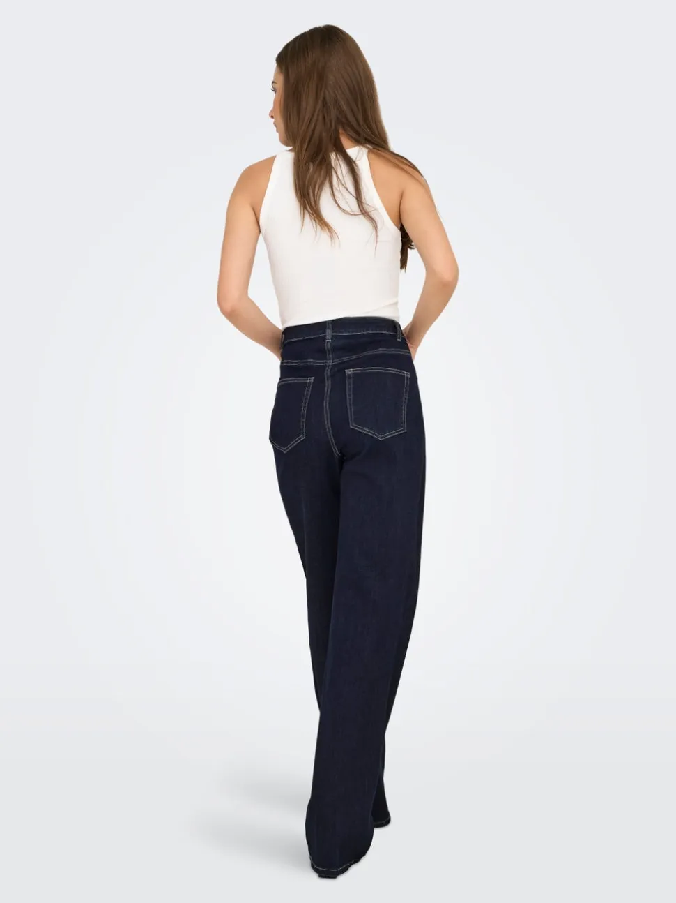 ONLJUICY-WAUW Vita alta Wide Leg Fit Jeans