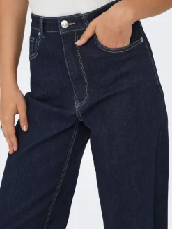 ONLJUICY-WAUW Vita alta Wide Leg Fit Jeans