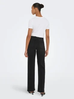 ONLJUICY-WAUW Vita alta Wide Leg Fit Jeans