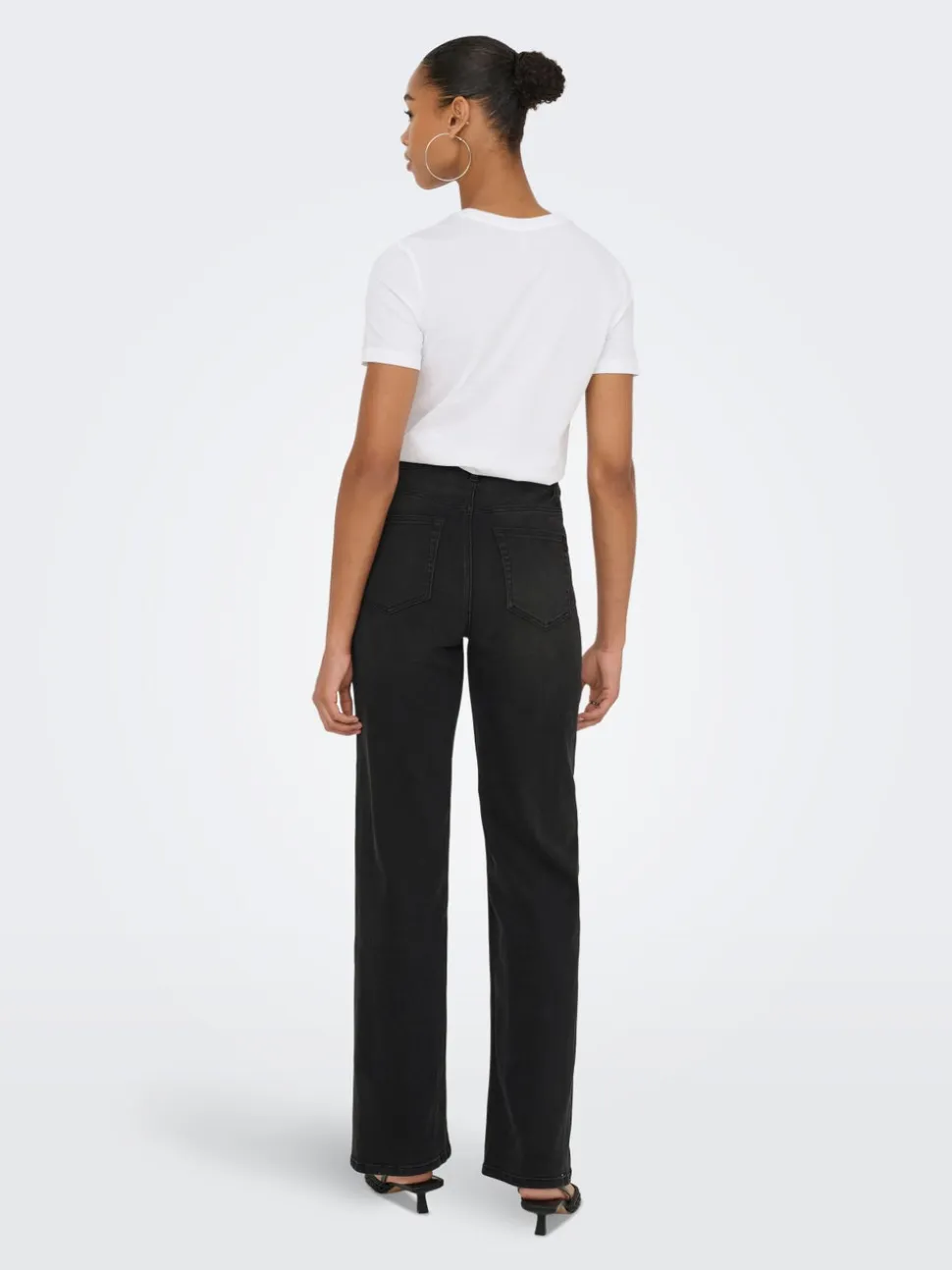 ONLJUICY-WAUW Vita alta Wide Leg Fit Jeans