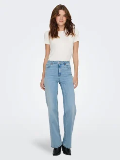 ONLJUICY-WAUW Vita alta Wide Leg Fit Jeans