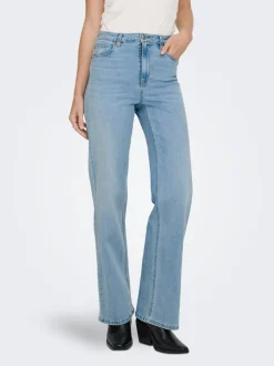 ONLJUICY-WAUW Vita alta Wide Leg Fit Jeans