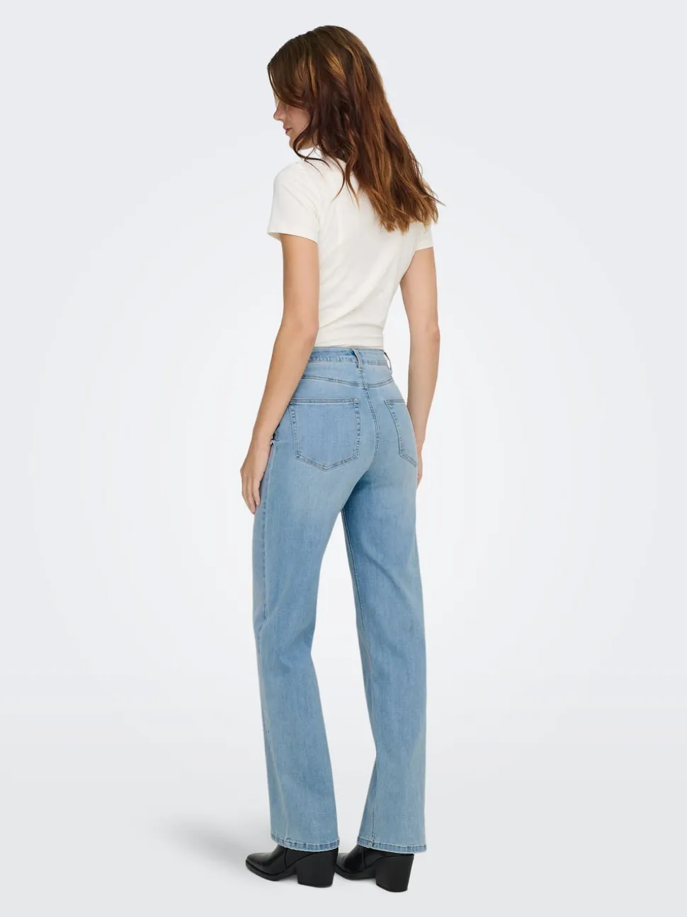 ONLJUICY-WAUW Vita alta Wide Leg Fit Jeans