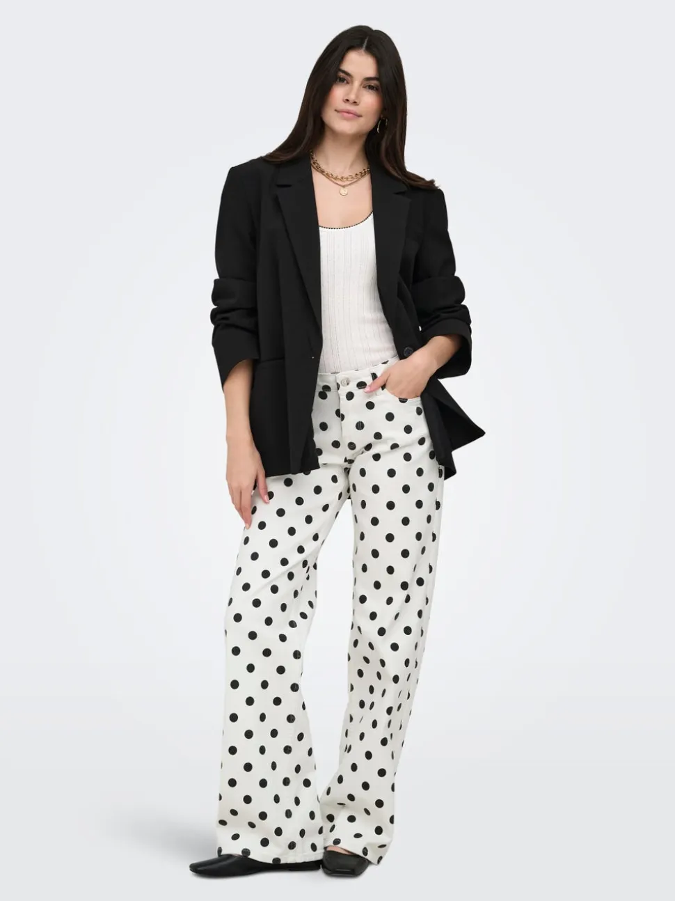 ONLJULLES Vita alta Straight Fit Jeans