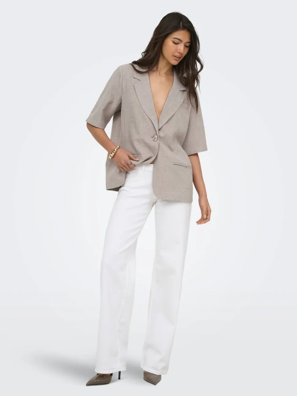 ONLJULLES Vita bassa Wide Leg Fit Jeans